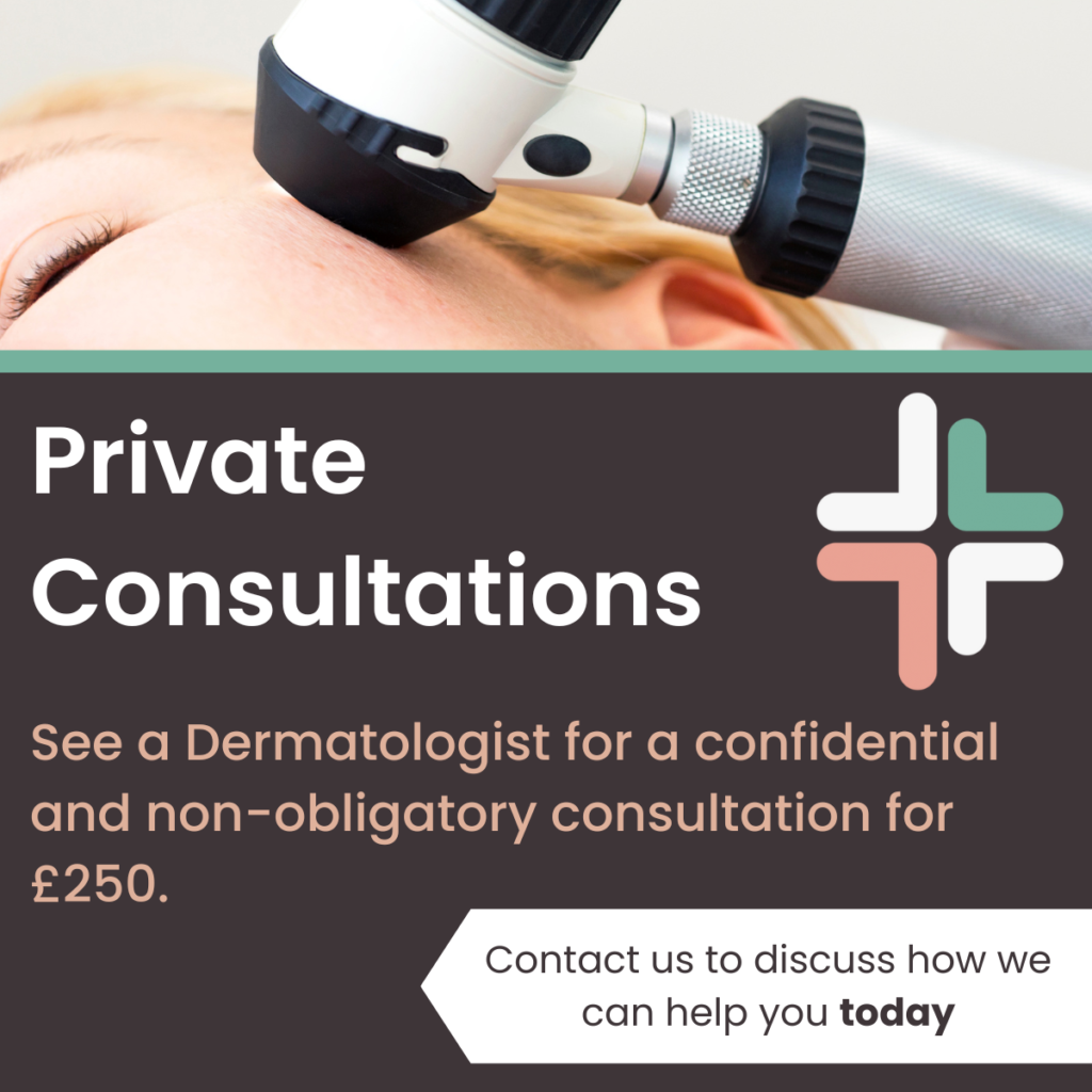 dermatology appointment consultation private skin 