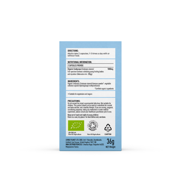 organic cordyceps perform capsules